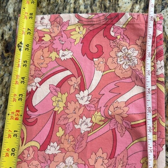 Talbots Stretch Cotton Blend Floral Print Straight Leg High Rise Pants Size 8 - Picture 7 of 9